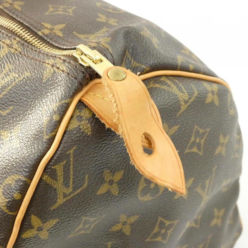 LOUIS VUITTON Authentic Brown Monogram Speedy 40 Boston Bag - Picture 4 of 7